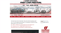 Desktop Screenshot of fast-car-festival.de